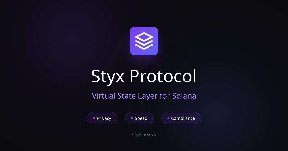 Styx Protocol | Virtual State Layer for Solana